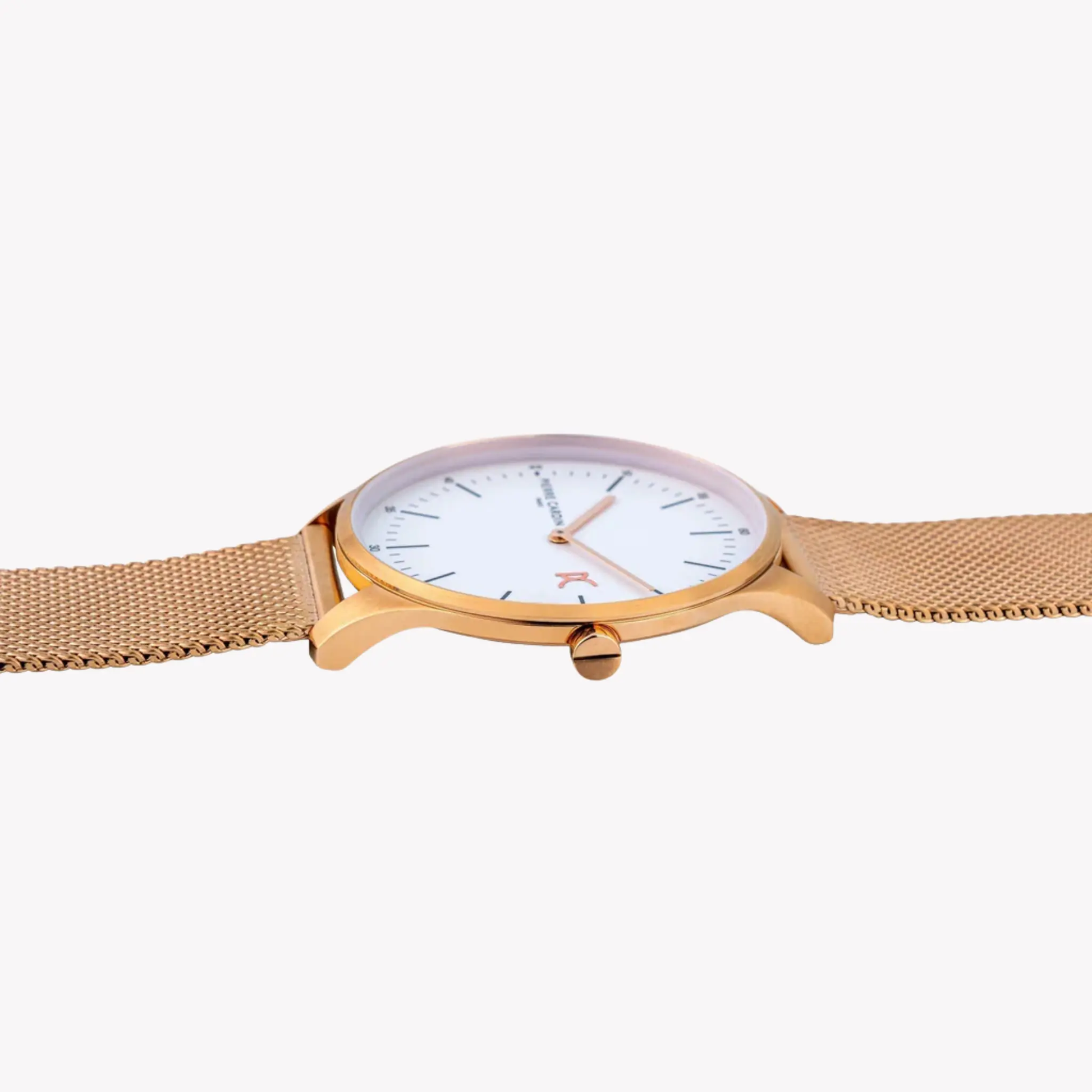 Pierre Cardin Men's Rose Gold Watch, Silver Dial | Cba.4013 by PIERRE CARDIN