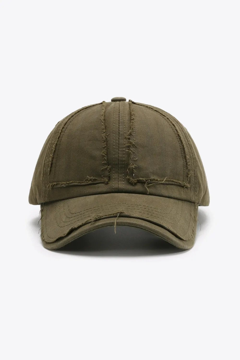 Distressed Adjustable Baseball Cap by Partner Label