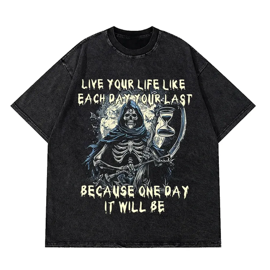 Men's 100% Cotton Oversized Christmas T-Shirt Short Sleeve Big Size Tee by Vimost Shop