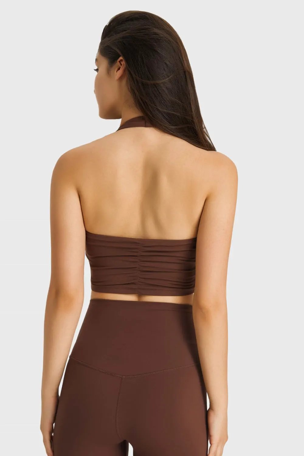 Millennia Breathable Halter Neck Sports Bra by Millennia