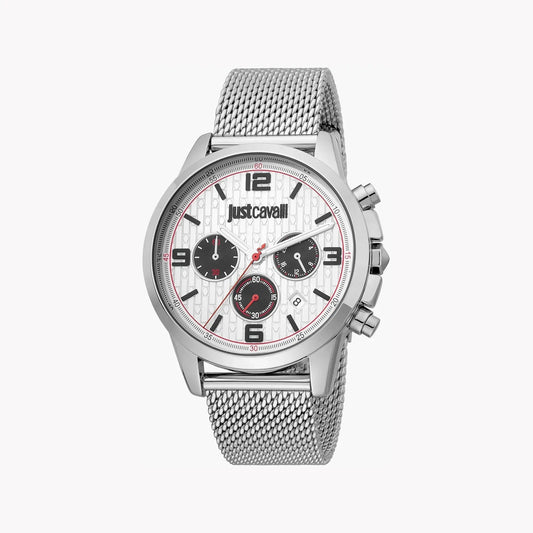 Just Cavalli Men's Silver Watch, Elegant Design | Jc1g175m0045 by JUST CAVALLI