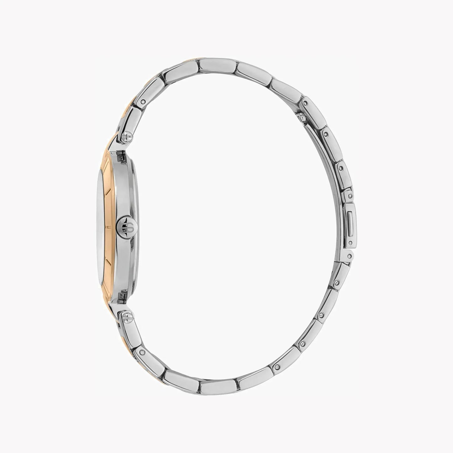 Esprit Women's Silver & Rose Gold Watch, Silver Dial | Es1l081m0015 by ESPRIT