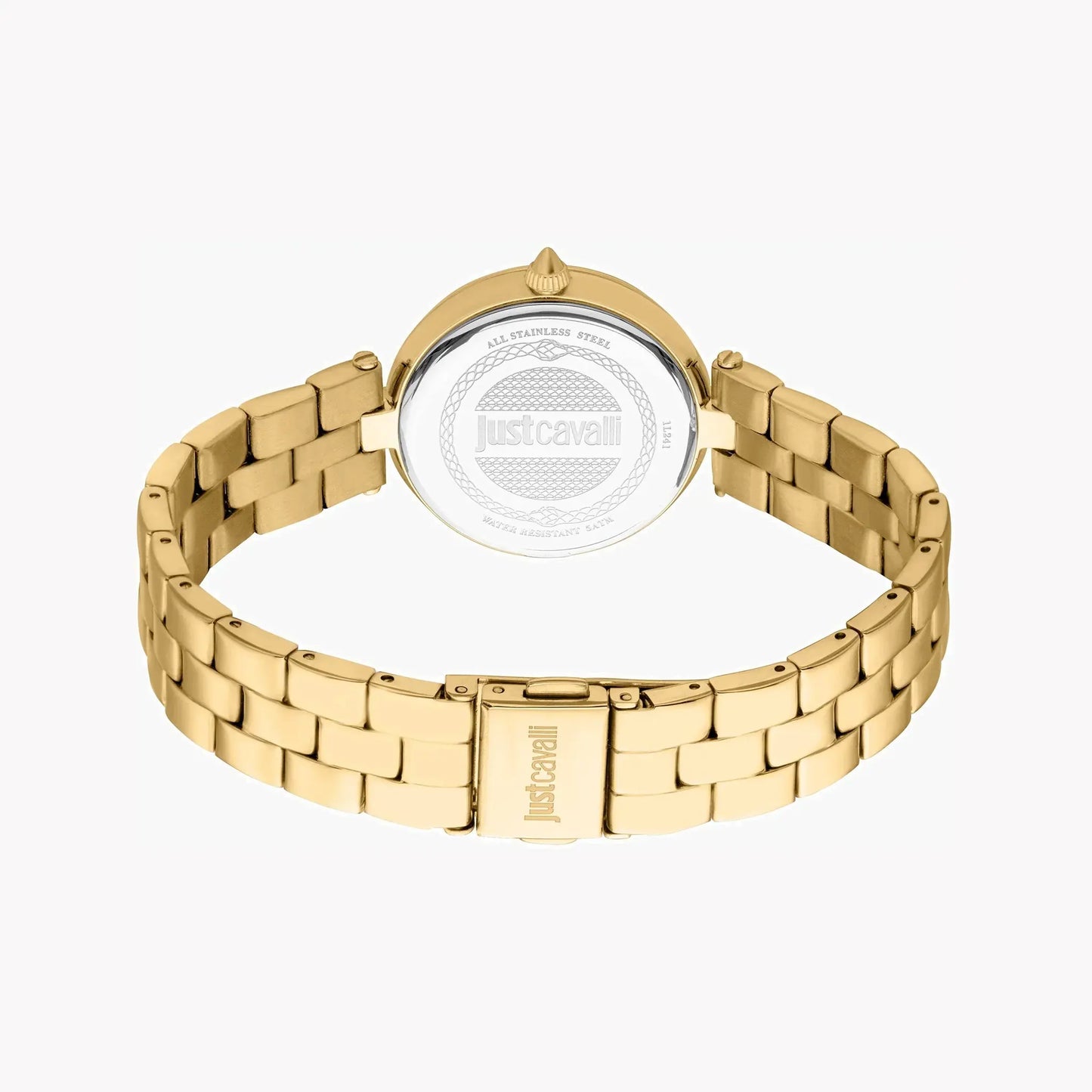 Just Cavalli Women's Gold Stainless Steel Watch, Silver Dial | Jc1l241m0055 by JUST CAVALLI