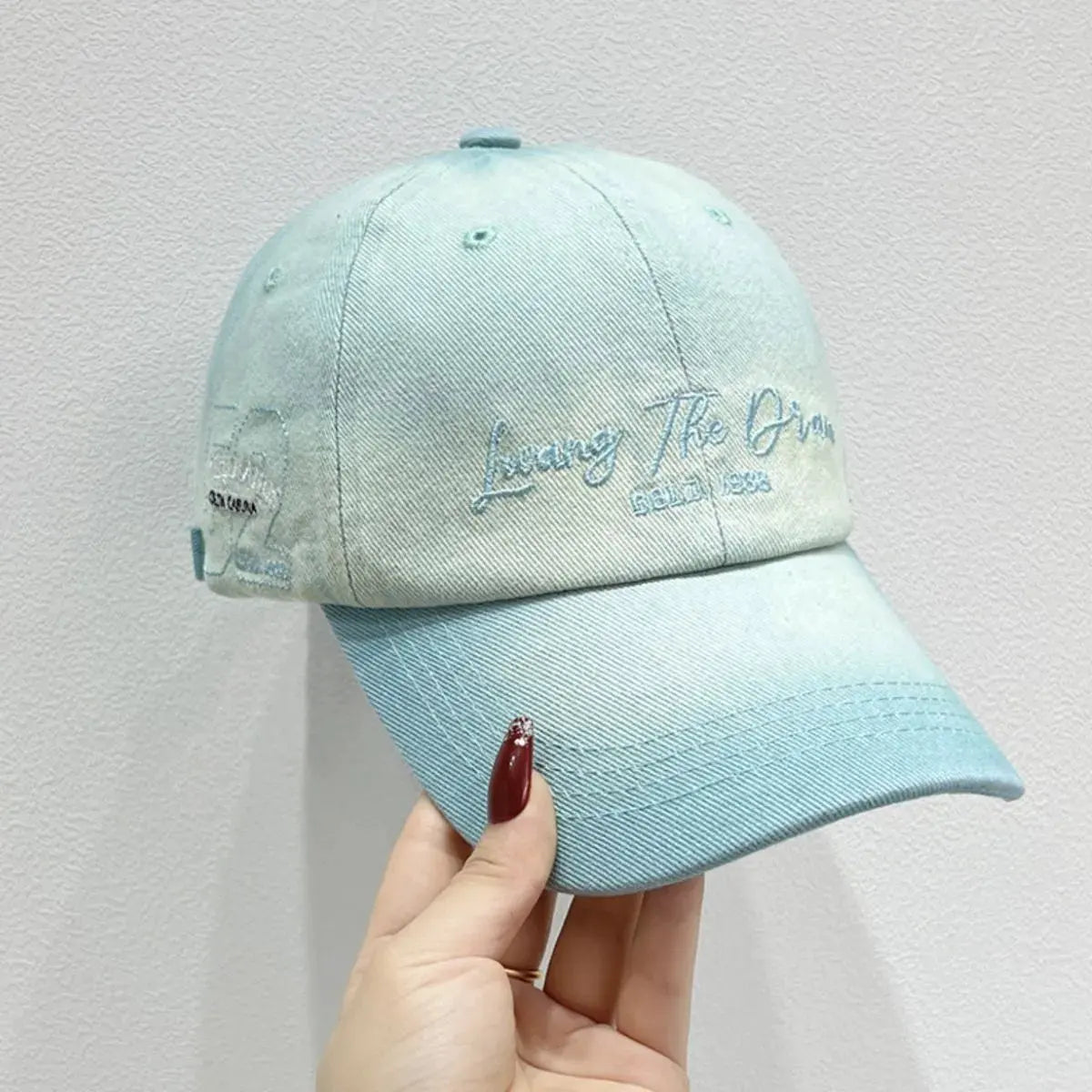 Embroidered Adjustable Cotton Baseball Cap by Partner Label