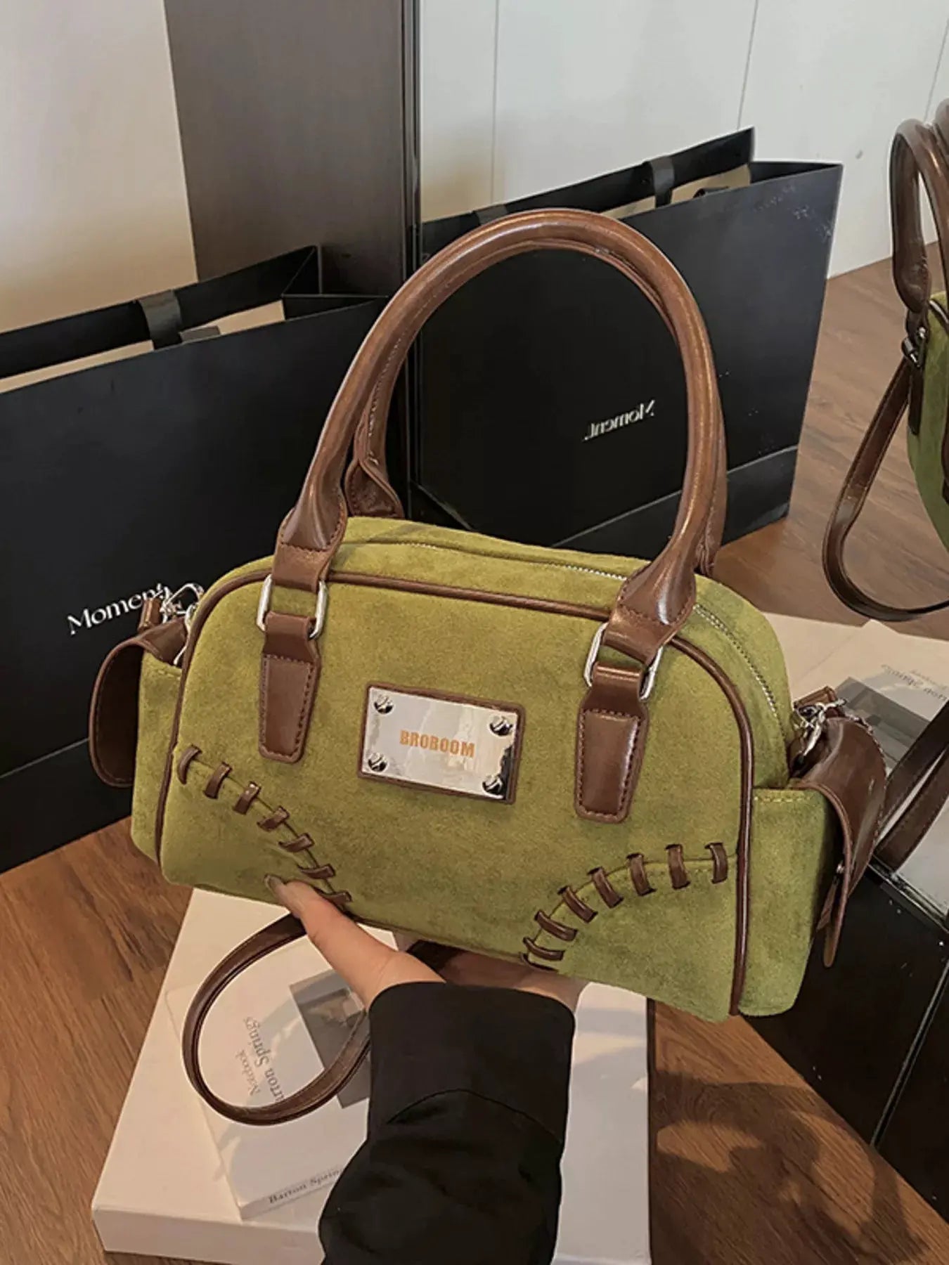 Vintage Top Handle Crossbody Bag by Partner Label
