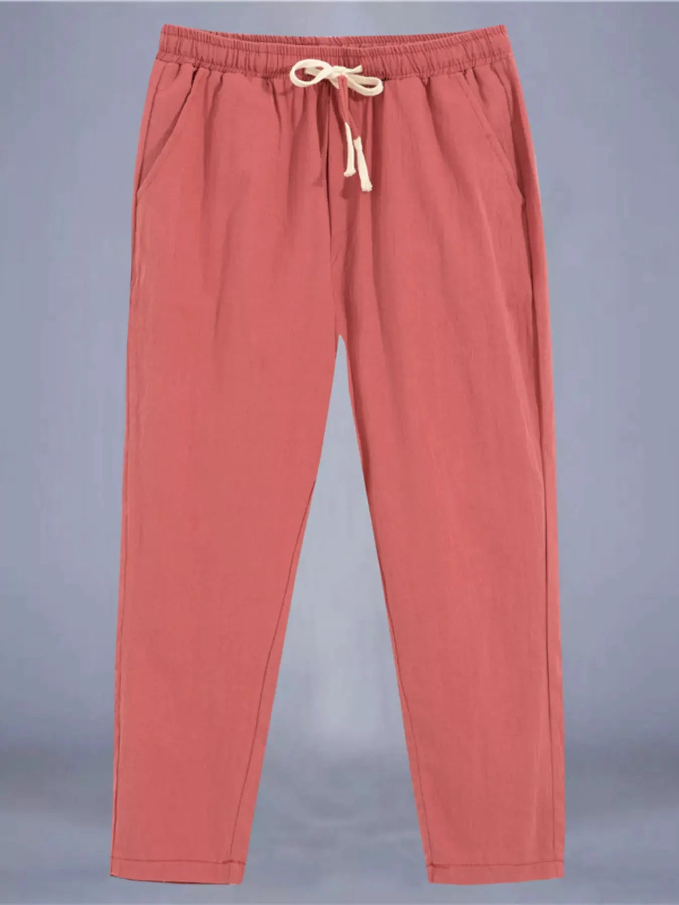 Men's Plus Size Drawstring Loose Fit Pants by Partner Label