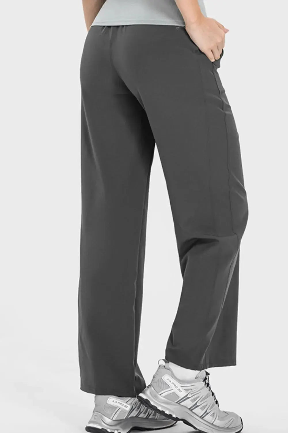 Millennia Drawstring Pocketed Active Pants by Millennia