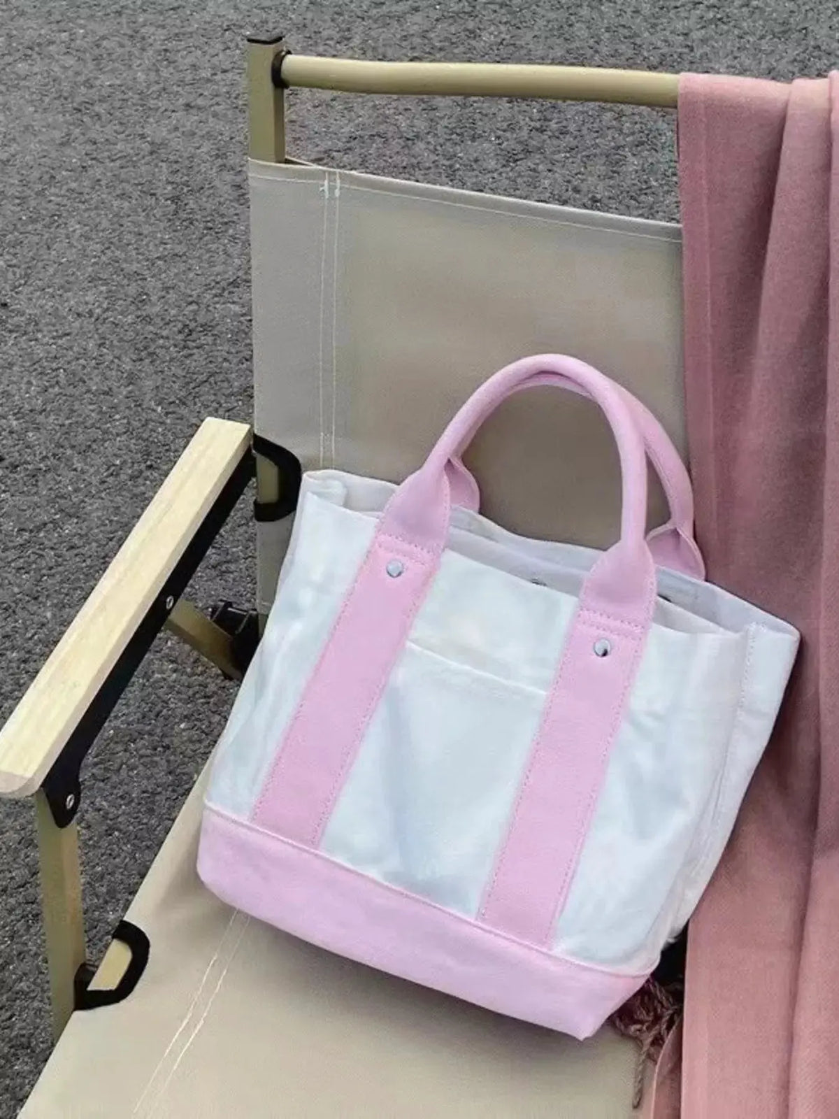 Two Tone Handbag by Partner Label