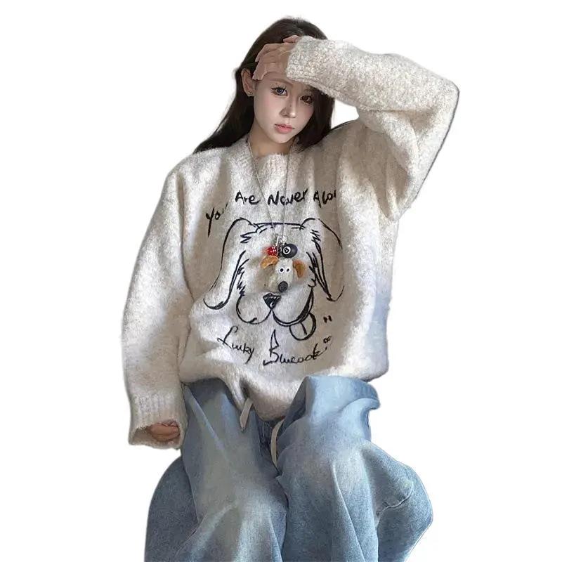 Casual Loose Sweater Top Women by Maiden-Art