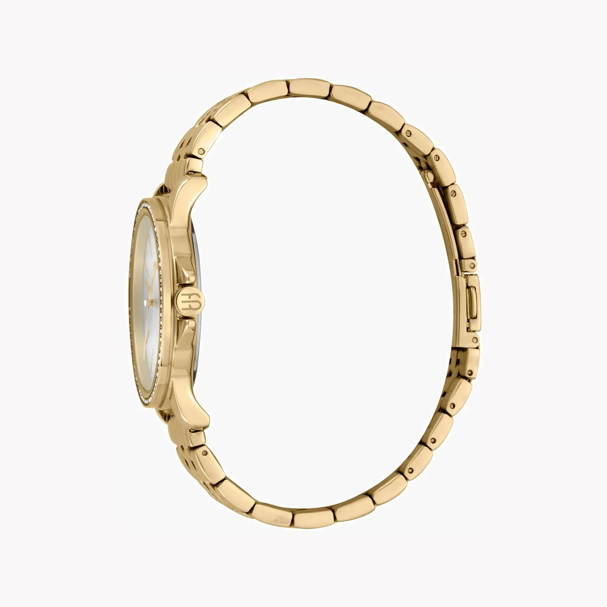 Esprit Women's Gold Stainless Steel Watch, Silver Dial | ES1L143M1065 by ESPRIT