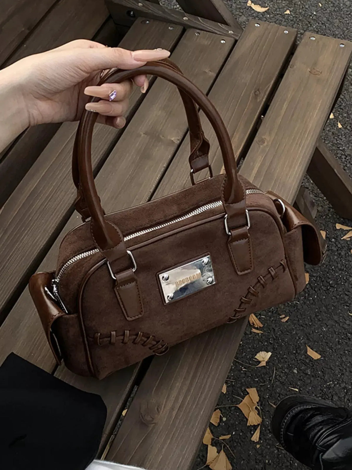 Vintage Top Handle Crossbody Bag by Partner Label