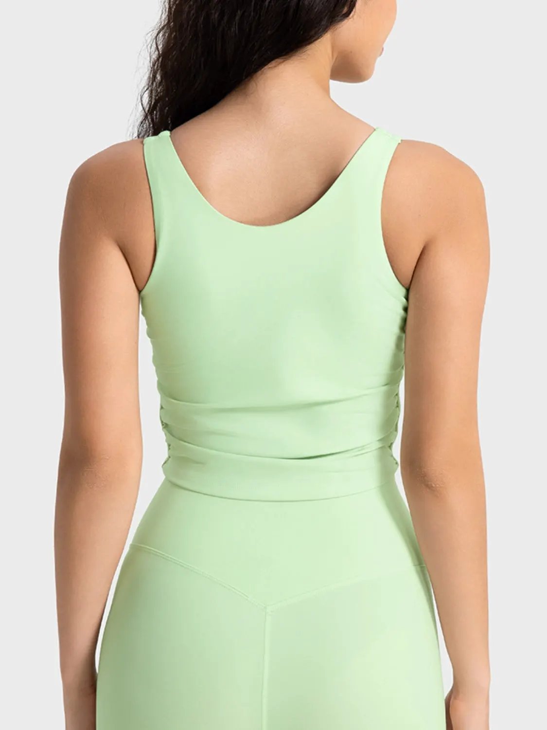 Millennia Cropped Sport Tank by Millennia
