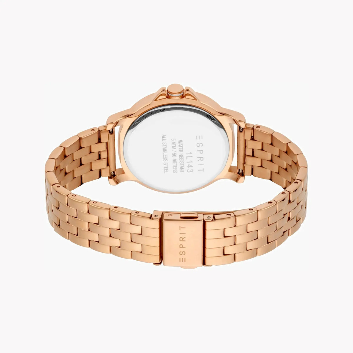 Esprit Women's Rose Gold Stainless Steel Watch, Silver Dial | Es1l192m0015 by ESPRIT