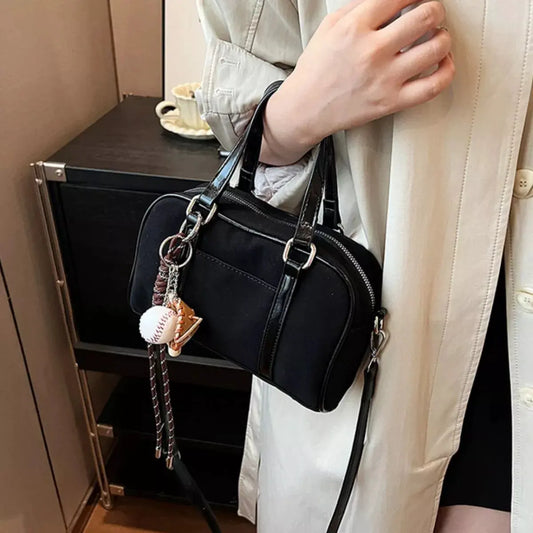 Buckle Crossbody Bag with Charm by Partner Label
