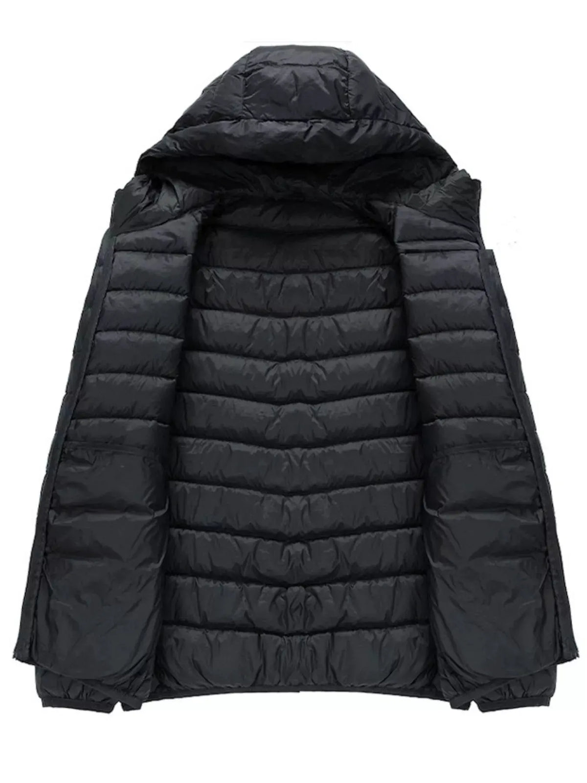 Men's Lightweight Zip Up Hooded Jacket by Partner Label