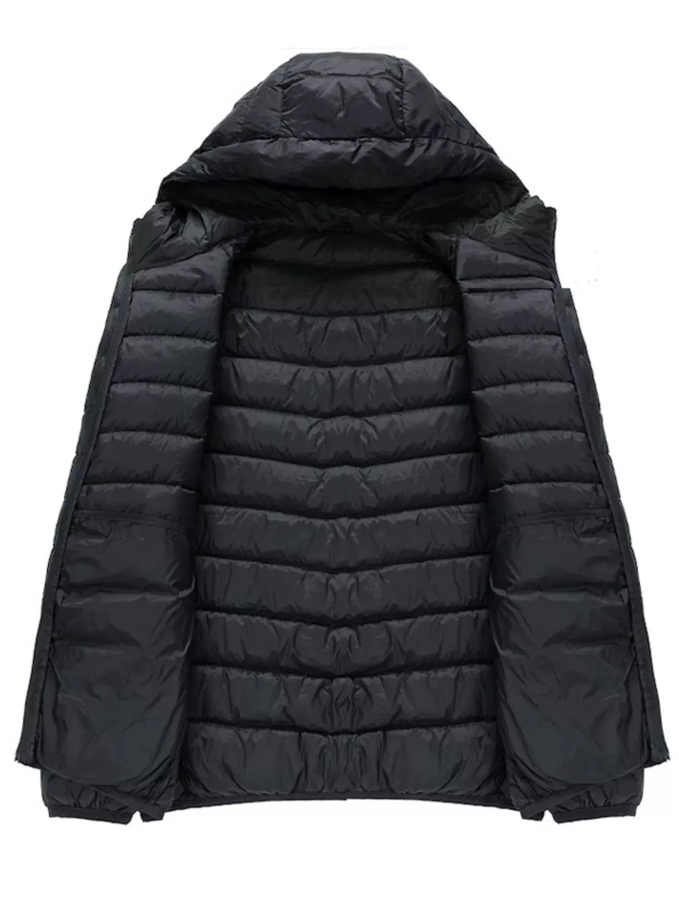 Men's Lightweight Zip Up Hooded Jacket by Partner Label