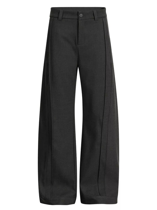 Men's Wide-Legged Pleated Pants by Trendsi
