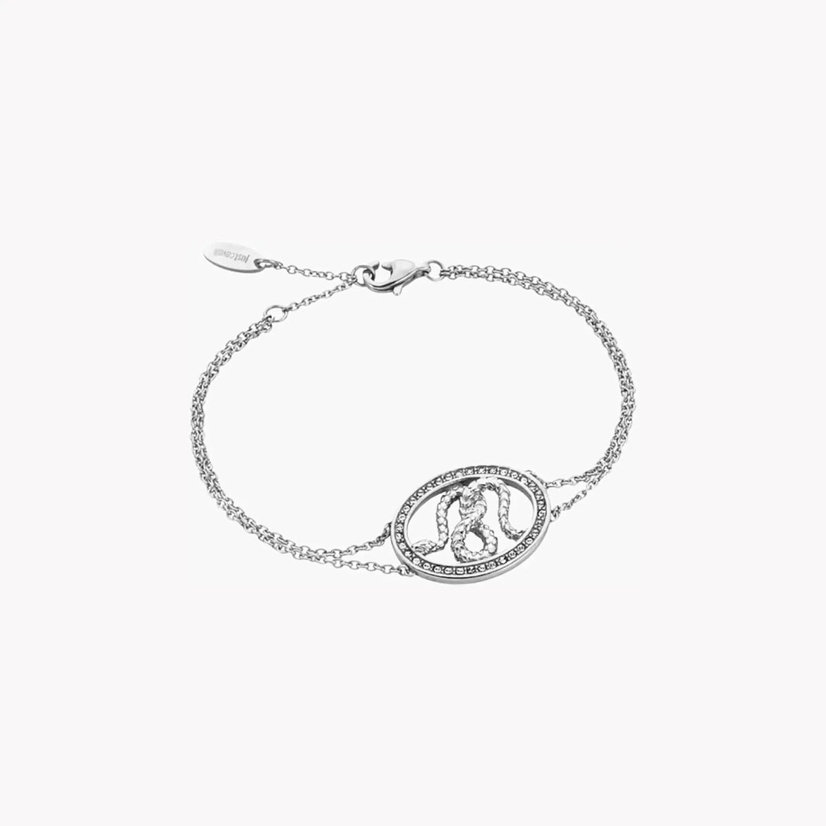Just Cavalli Women's Silver Brass Bracelet, Silver | Jcbr00630100 by JUST CAVALLI
