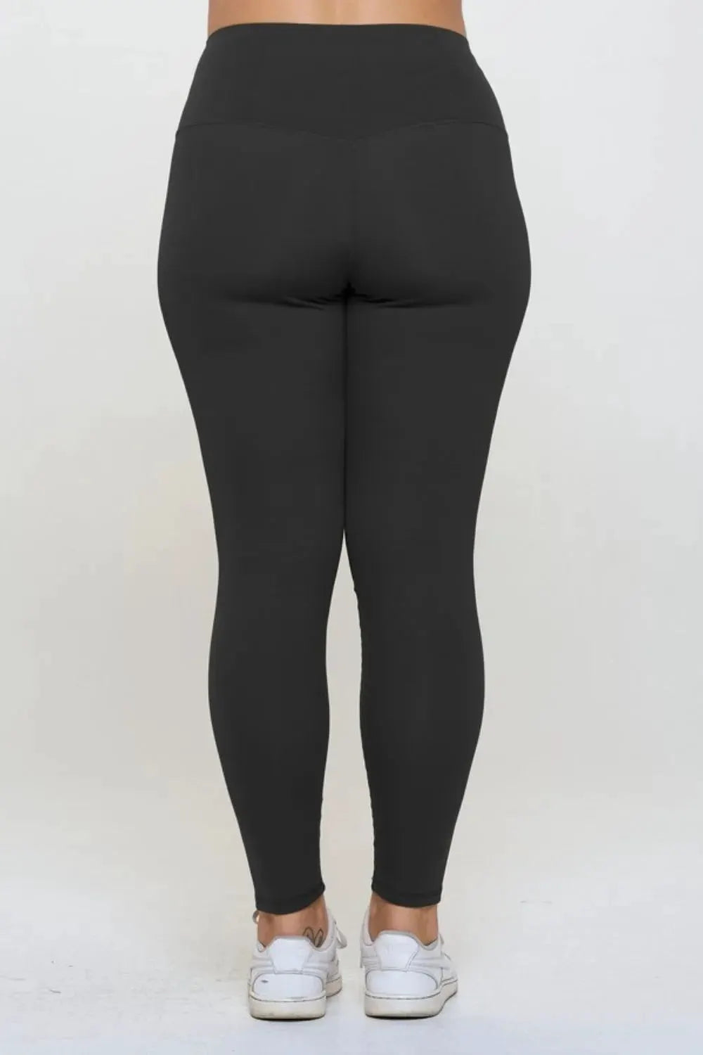 Yelete Full Size Fleece Lined High Waisted Leggings by Yelete