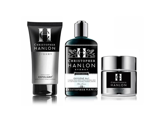 3-Step SKINCARE SYSTEM | MEN | Normal + Norm - Dry by CHRISTOPHER HANLON®