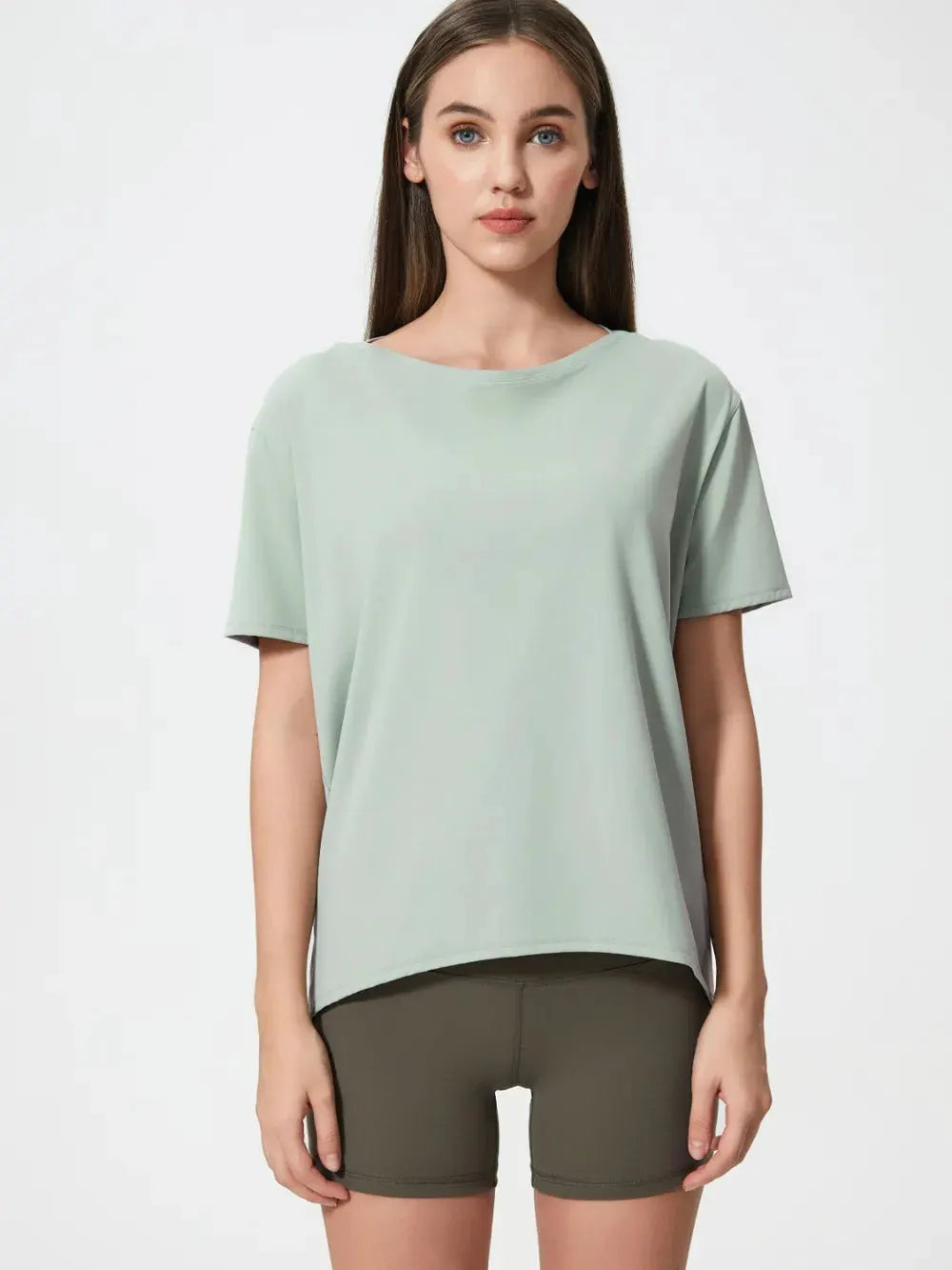 Millennia Round Neck Short Sleeve Active T-Shirt by Millennia