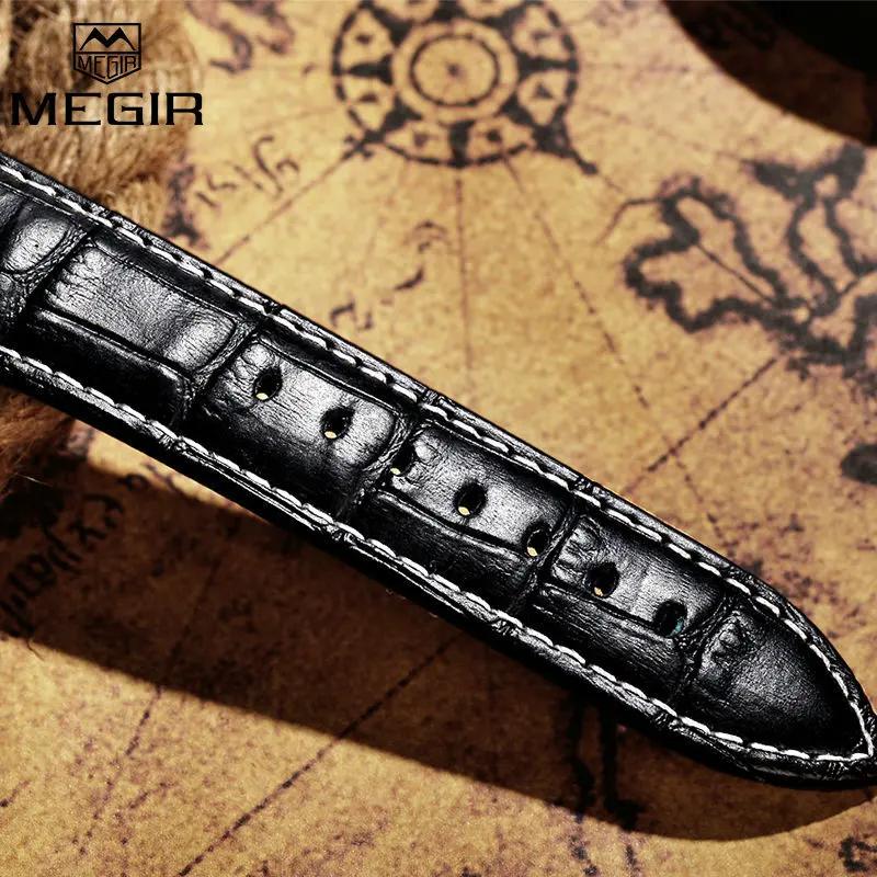 MEGIR Original Watch Strap Accessories Leather Silicone Stainless Steel Canvas by MEGIR WATCH GROUP