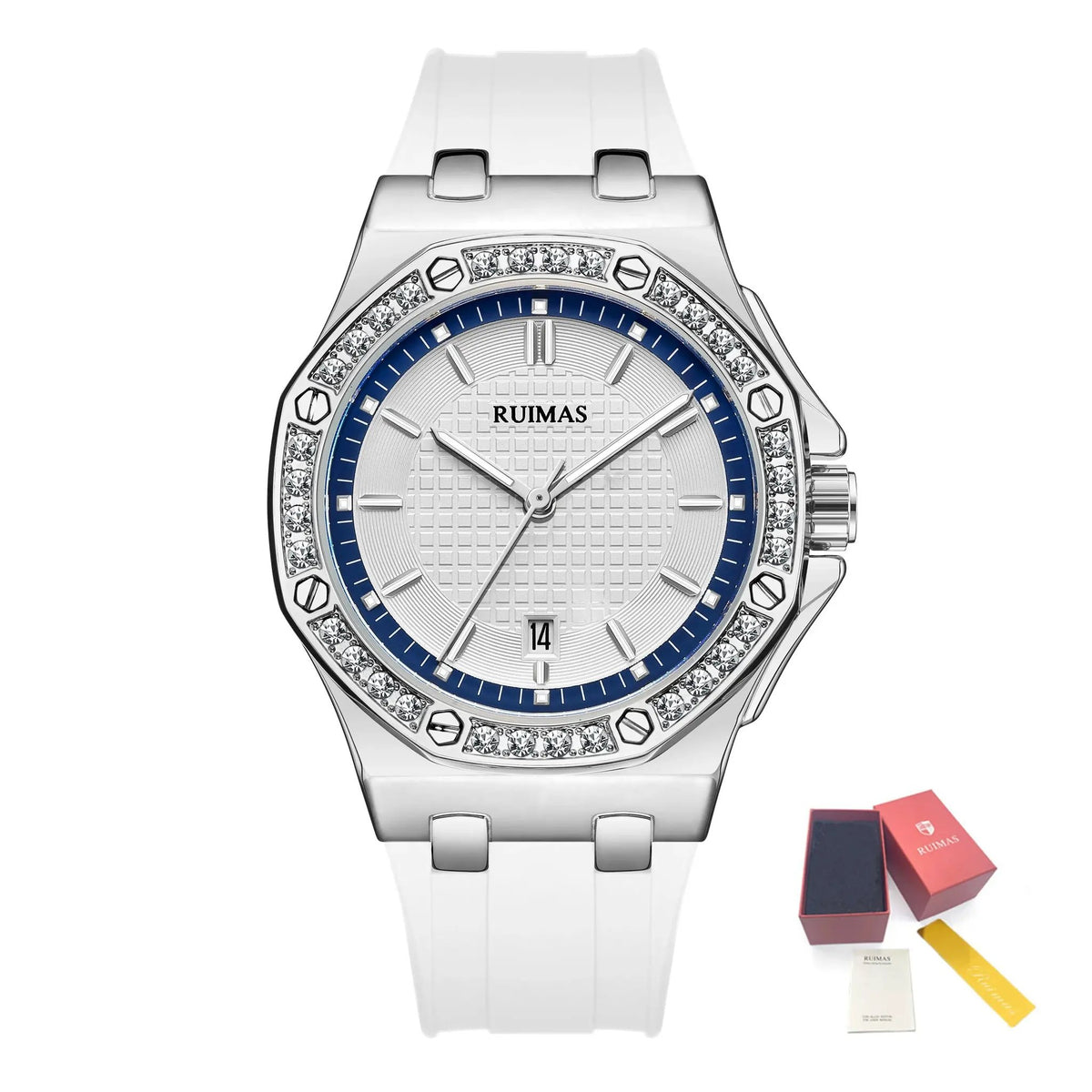 RUIMAS Women Bracelet Quartz Watches Luxury Fashion Ladies Diamond Large Dial Female Elegant Wristwatches Clock Montre Femme 339 by MEGIR WATCH GROUP