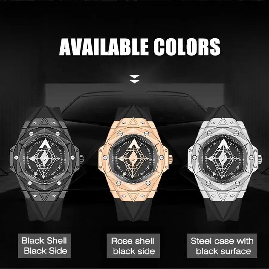 RUIMAS Brand Watches for Men Luxury Quartz Movement Sport Casual Wristwatches Unique Design Waterproof Clock Relogio Masculino 330 by MEGIR WATCH GROUP