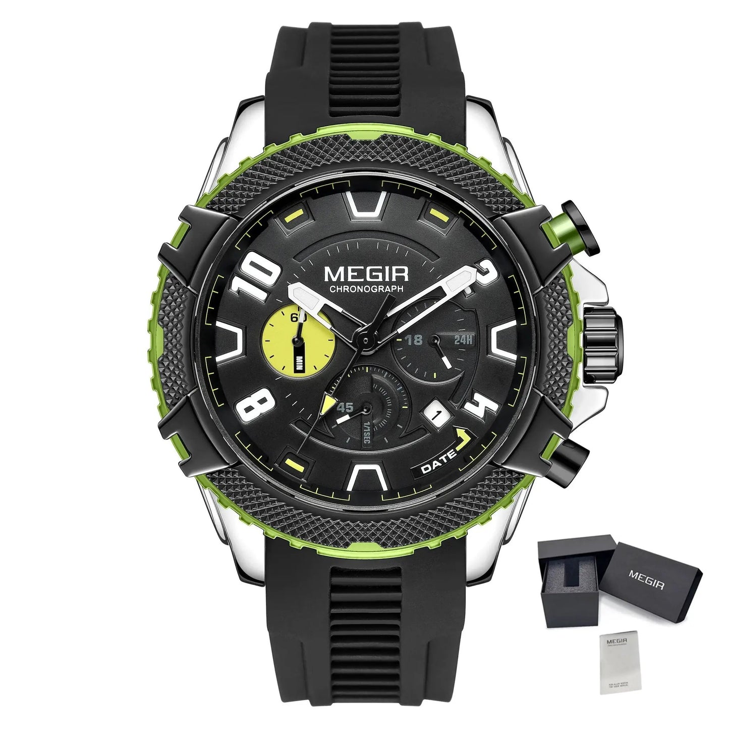 MEGIR Luxury Men's Watches Fashion Sport Quartz Watch Waterproof Date Chronograph Military Wristwatches Clock Reloj Hombre 2200 by MEGIR WATCH GROUP