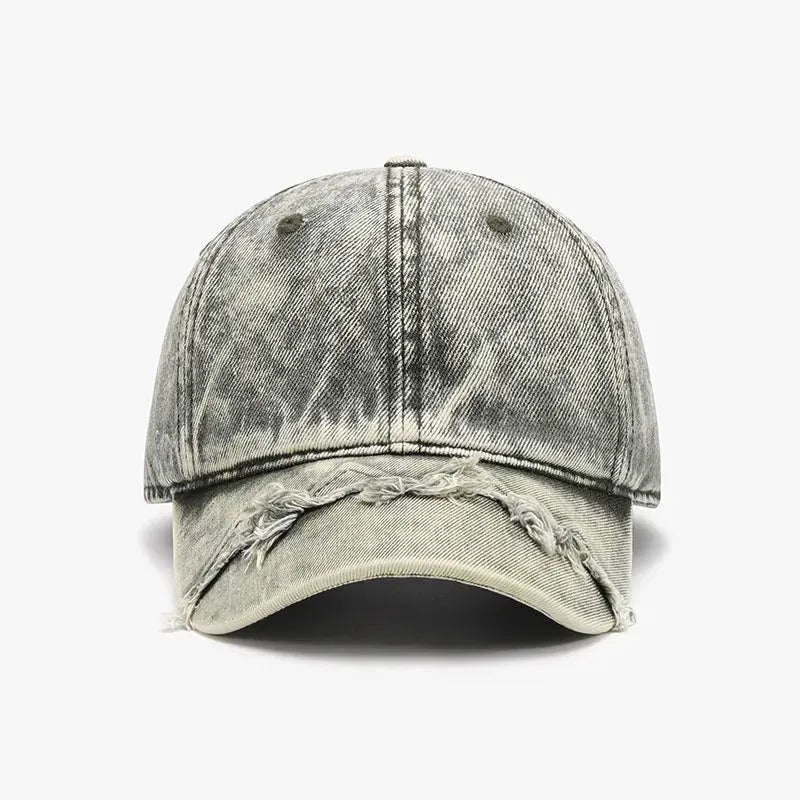 Fringe Adjustable Cotton Baseball Cap by Partner Label