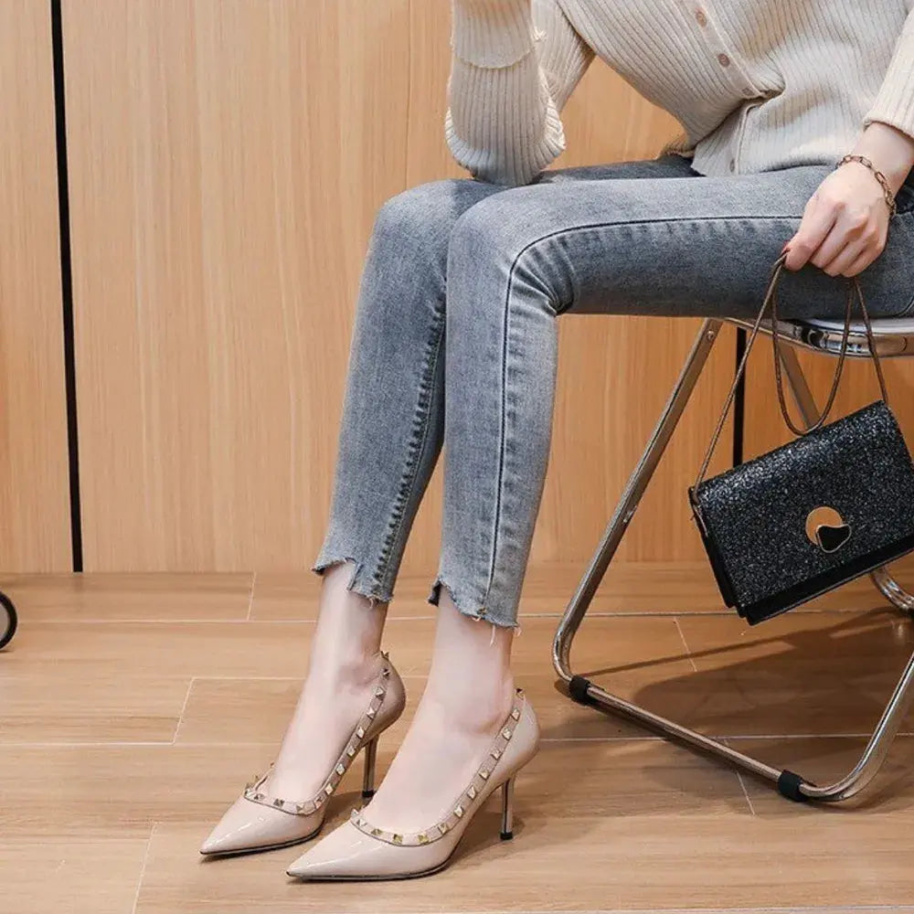 Point Toe Stiletto Pumps by Partner Label