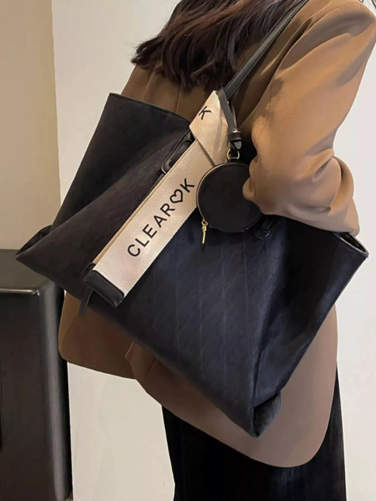 Large Capacity Tote Bag with Coin Purse by Partner Label
