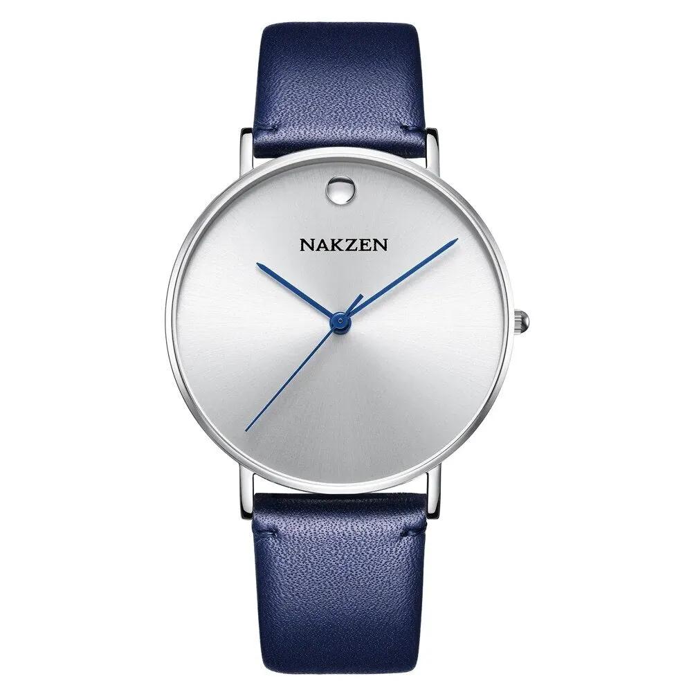 NAKZEN 2020 New Men's Watches Top Brand Luxury Quartz Watch Men Leather Waterproof Cool Watch Man Clocks Relogio Masculino 4105 by MEGIR WATCH GROUP