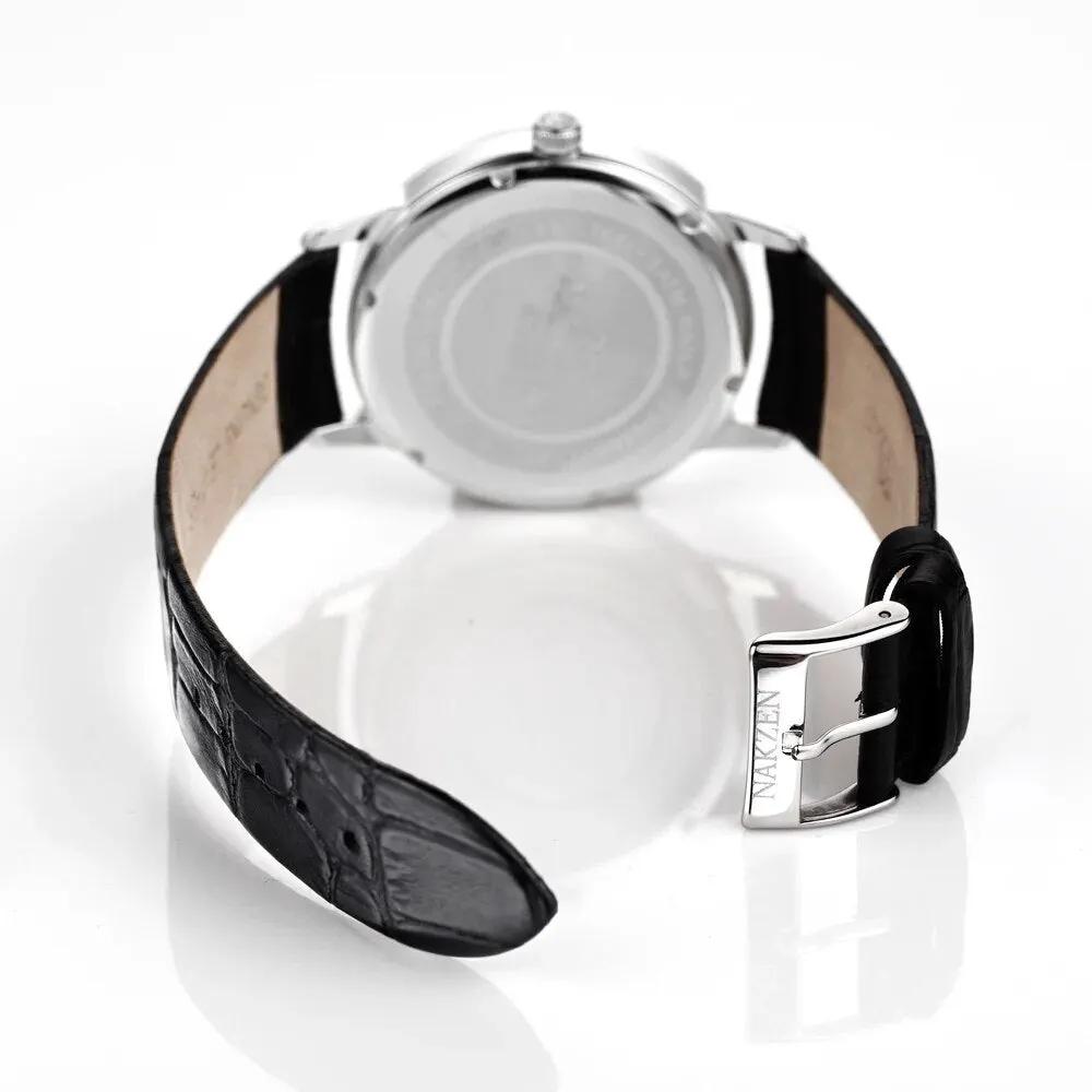 NAKZEN Top Brand Mens Quartz watch Waterproof Luminous Sapphire Crystal Mirror Classic Watches Male Electronic Wristwatch Clock 4031 by MEGIR WATCH GROUP