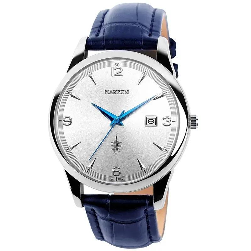 NAKZEN New Fashion Mens Watches Stainless Steel Top Brand Date Clock Waterproof Luxury Sports Quartz Watch Men Relogio Masculino 1006 by MEGIR WATCH GROUP