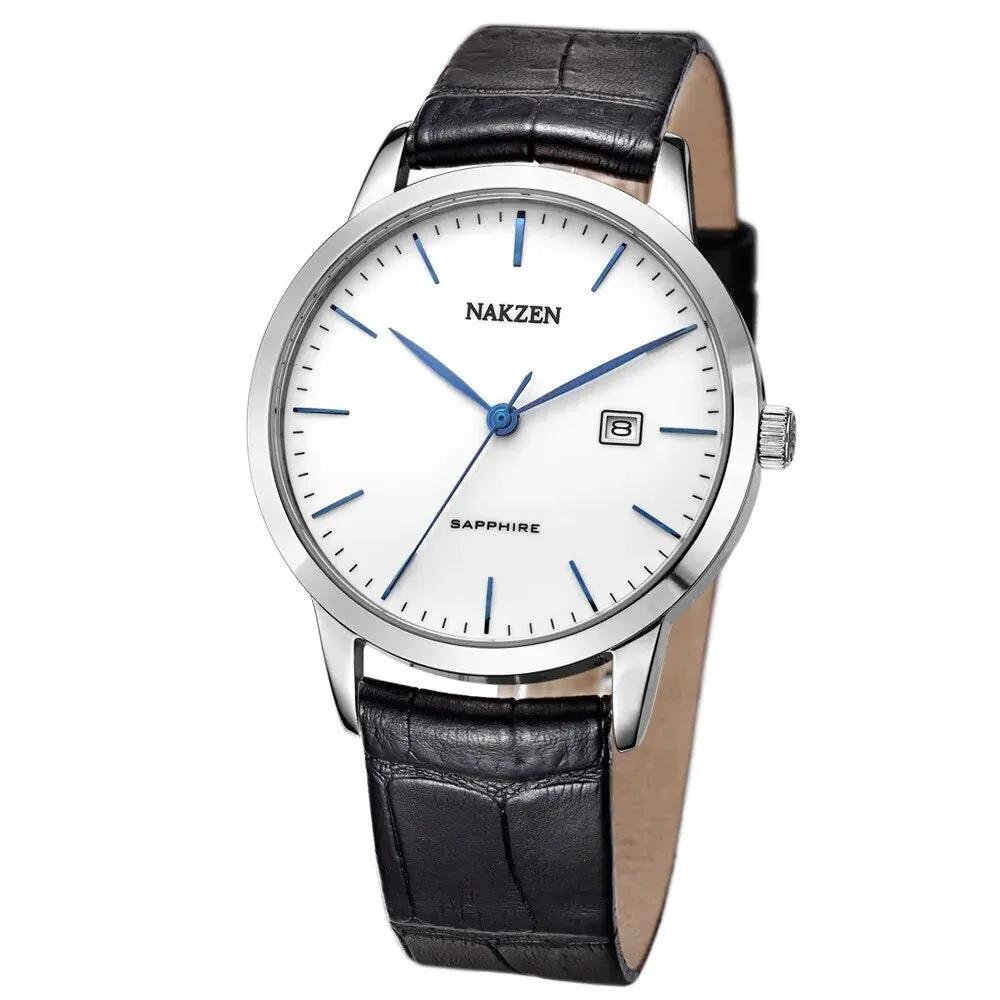 NAKZEN Top Brand Mens Quartz watch Waterproof Luminous Sapphire Crystal Mirror Classic Watches Male Electronic Wristwatch Clock 4031 by MEGIR WATCH GROUP