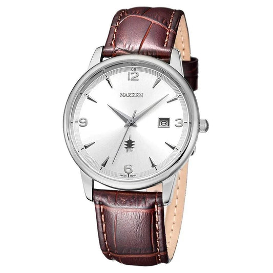 NAKZEN New Fashion Mens Watches Stainless Steel Top Brand Date Clock Waterproof Luxury Sports Quartz Watch Men Relogio Masculino 1006 by MEGIR WATCH GROUP