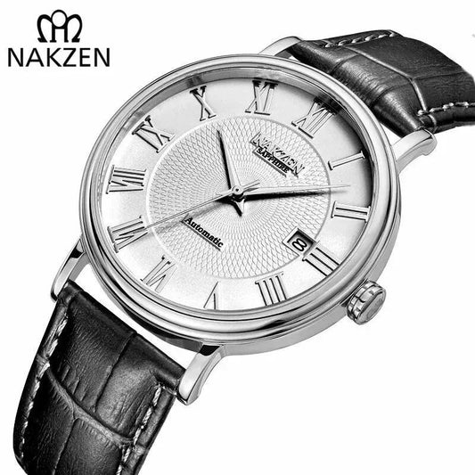 NAKZEN Miyota 9015 Automatic Mechanical Men Watch 2019 Hot Wrist Brand Luxury Sapphire glass Wristwatch Clock Relogio Masculino 7002 by MEGIR WATCH GROUP
