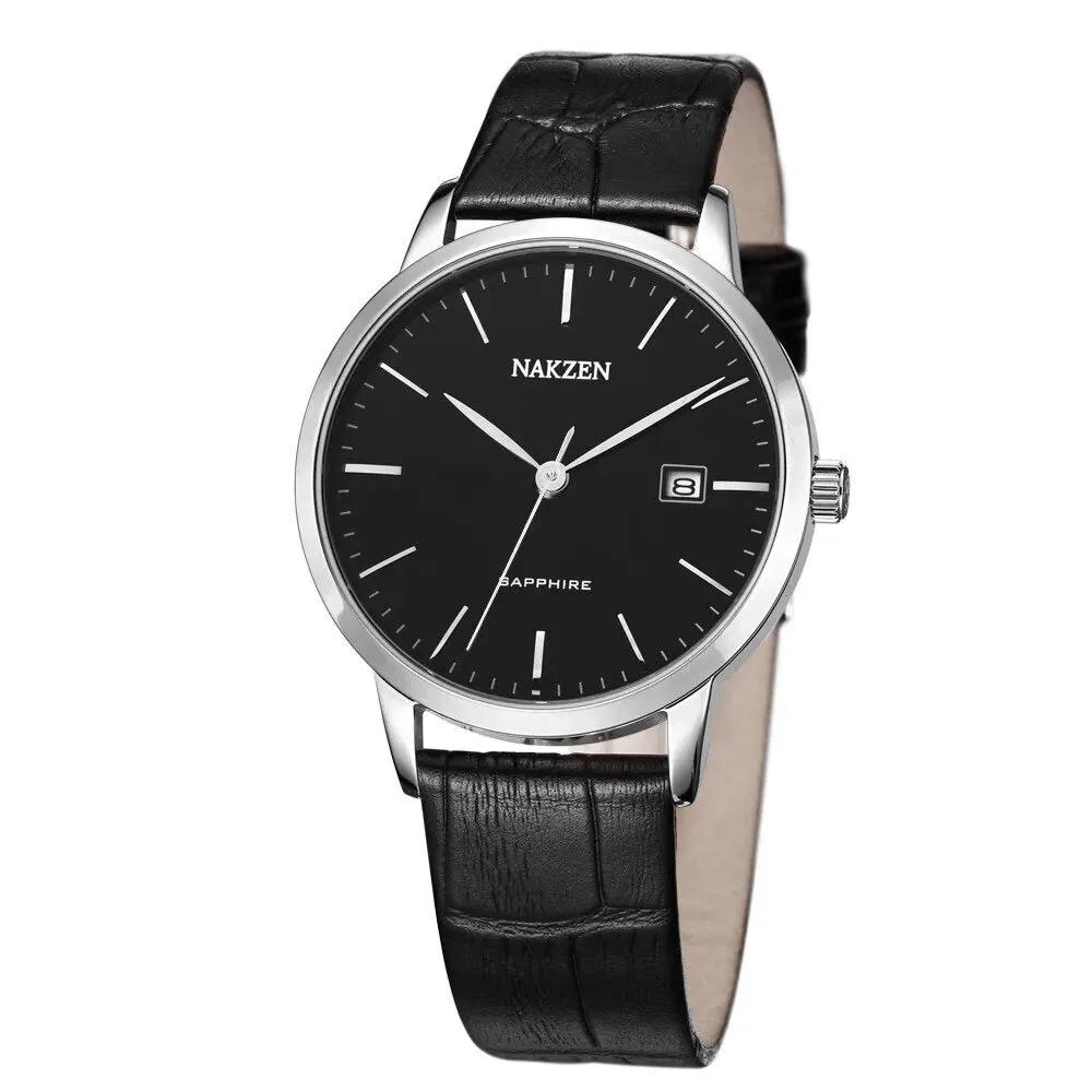 NAKZEN Top Brand Mens Quartz watch Waterproof Luminous Sapphire Crystal Mirror Classic Watches Male Electronic Wristwatch Clock 4031 by MEGIR WATCH GROUP