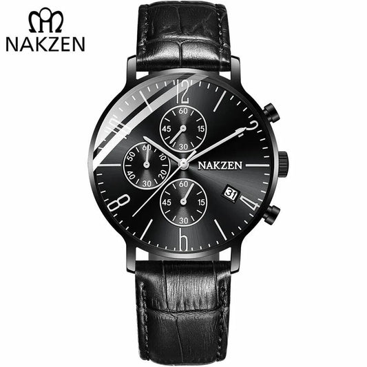 NAKZEN 2018 New Watches Men Luxury Brand Chronograph Man Sports Watches Waterproof Full Steel Quartz Watch Relogio Masculino 5056 by MEGIR WATCH GROUP