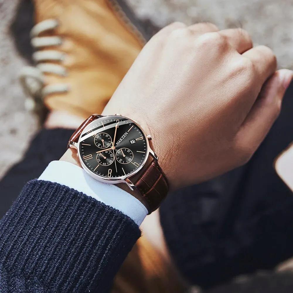 NAKZEN 2018 New Watches Men Luxury Brand Chronograph Man Sports Watches Waterproof Full Steel Quartz Watch Relogio Masculino 5056 by MEGIR WATCH GROUP