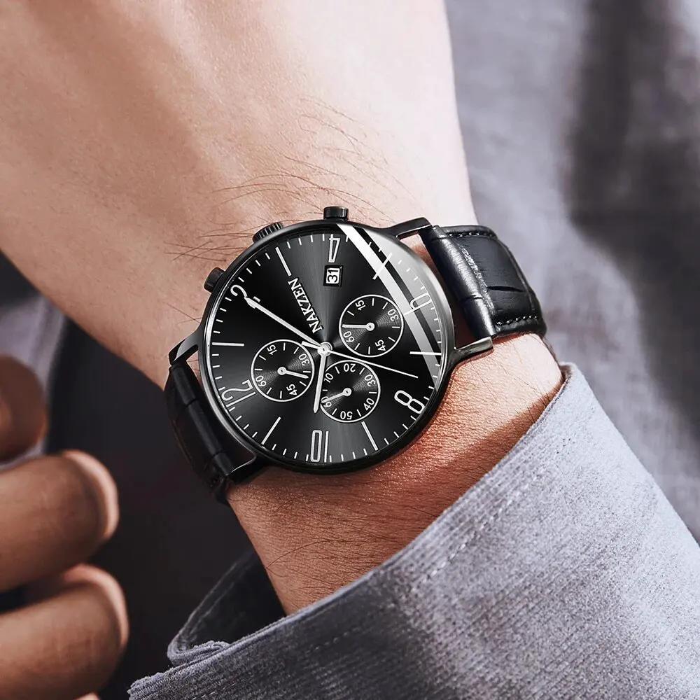 NAKZEN 2018 New Watches Men Luxury Brand Chronograph Man Sports Watches Waterproof Full Steel Quartz Watch Relogio Masculino 5056 by MEGIR WATCH GROUP