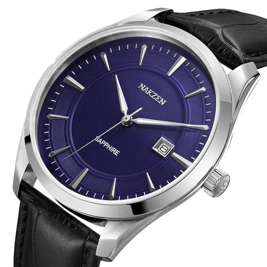 NAKZEN 2020 New Men's Watches Top Brand Luxury Quartz Watch Men Leather Waterproof Military Watch Man Clocks Relogio Masculino 1002 by MEGIR WATCH GROUP