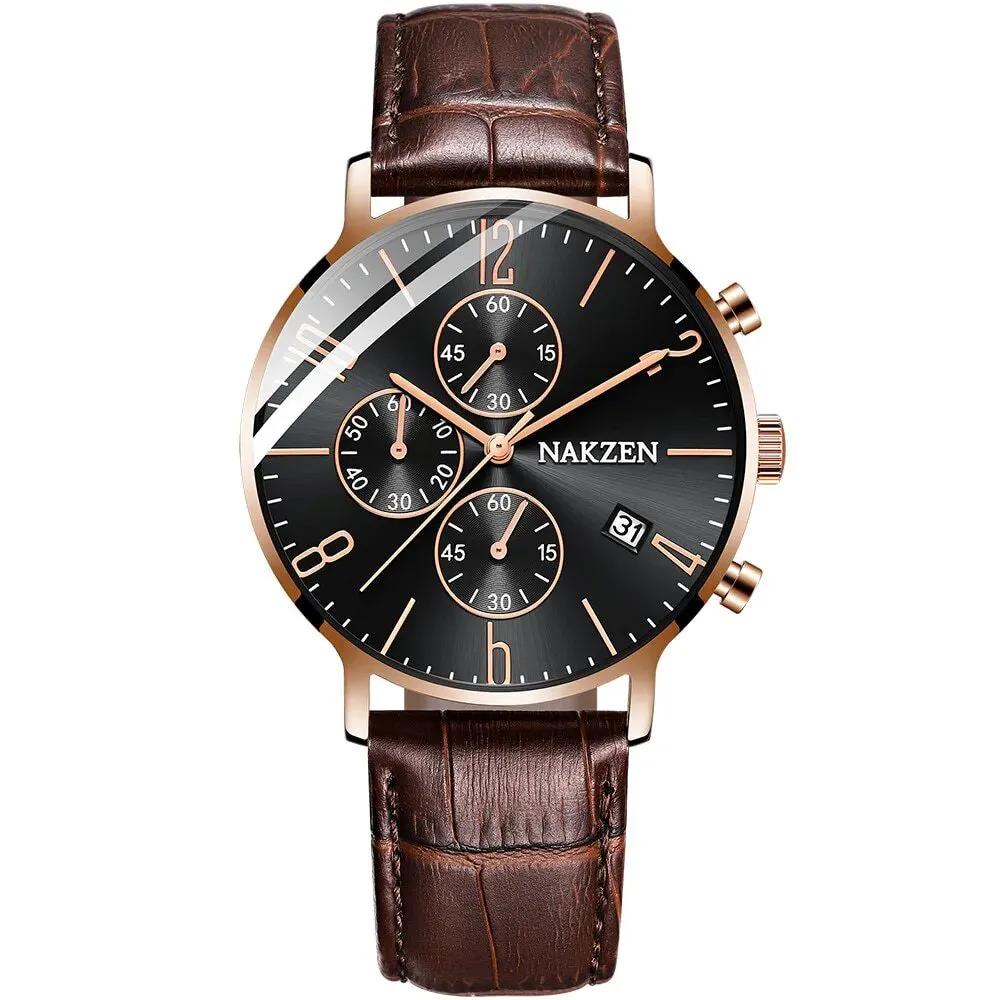 NAKZEN 2018 New Watches Men Luxury Brand Chronograph Man Sports Watches Waterproof Full Steel Quartz Watch Relogio Masculino 5056 by MEGIR WATCH GROUP