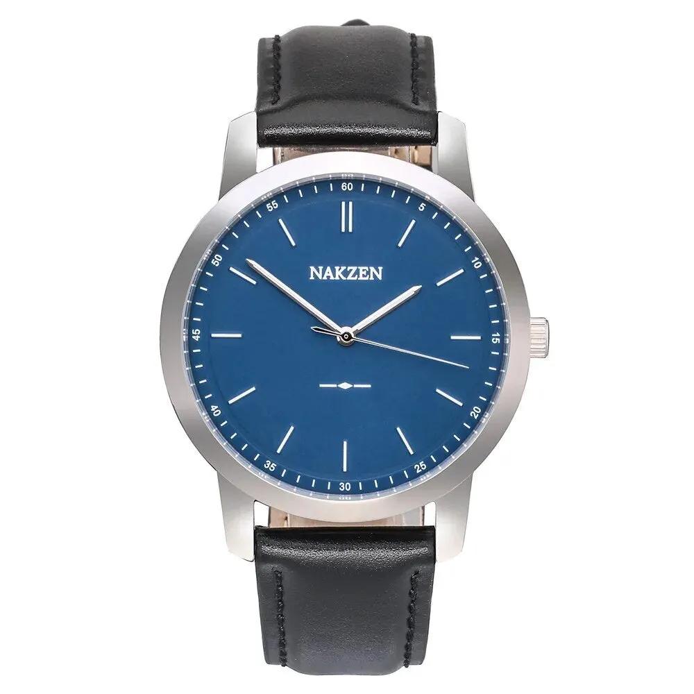 NAKZEN Fashion Male Quartz Watches Leather Watchband Business Wrist watch Waterproof Sport Men Watch Clock Relogio Masculino 4052 by MEGIR WATCH GROUP