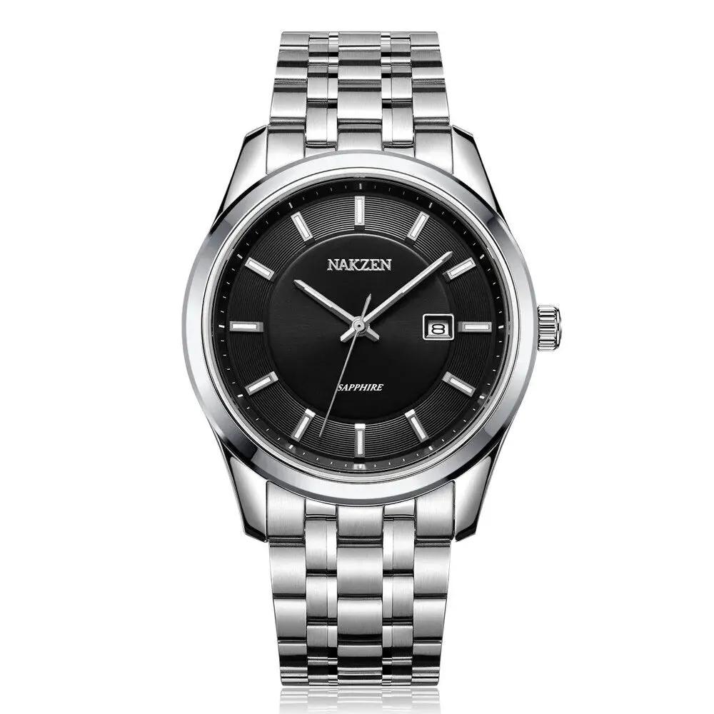 NAKZEN Top Brand Men Watch Hour Calendar Display Quartz Watches Genuine Waterproof Wristwatch Male clock Gift Relogio Masculino 4060 by MEGIR WATCH GROUP