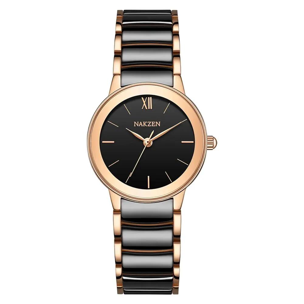 Ladies Quartz Watch Luxury Diamond Wristwatch Life Waterproof Stainless Steel Clock Gifts for Women White Watches Casual Reloj 1031 by MEGIR WATCH GROUP