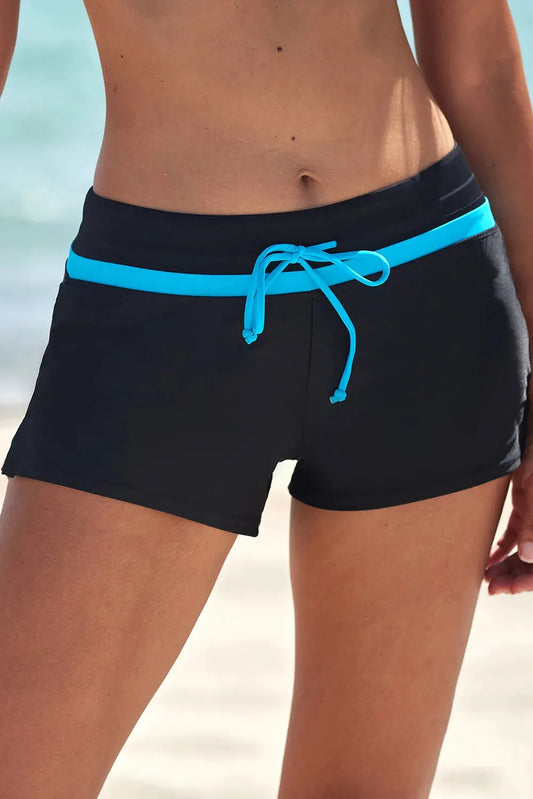 Full Size Drawstring Swim Shorts by Partner Label
