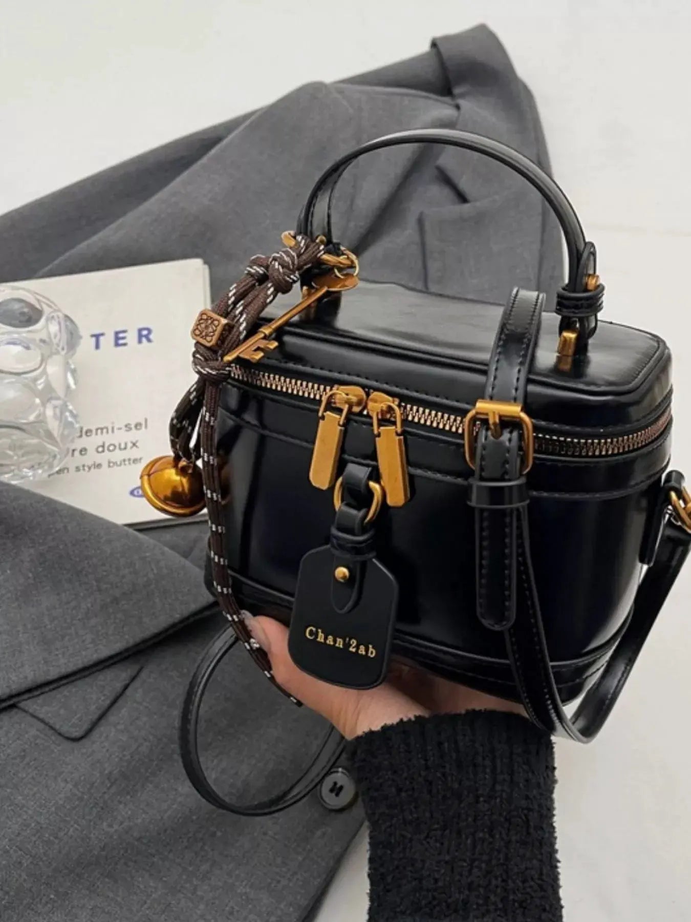 Retro Style Boxy Crossbody Bag by Partner Label