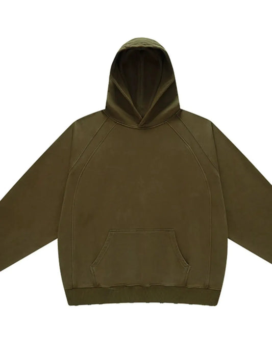 Men's Kangaroo Pocket Raglan Sleeve Hoodie by Partner Label